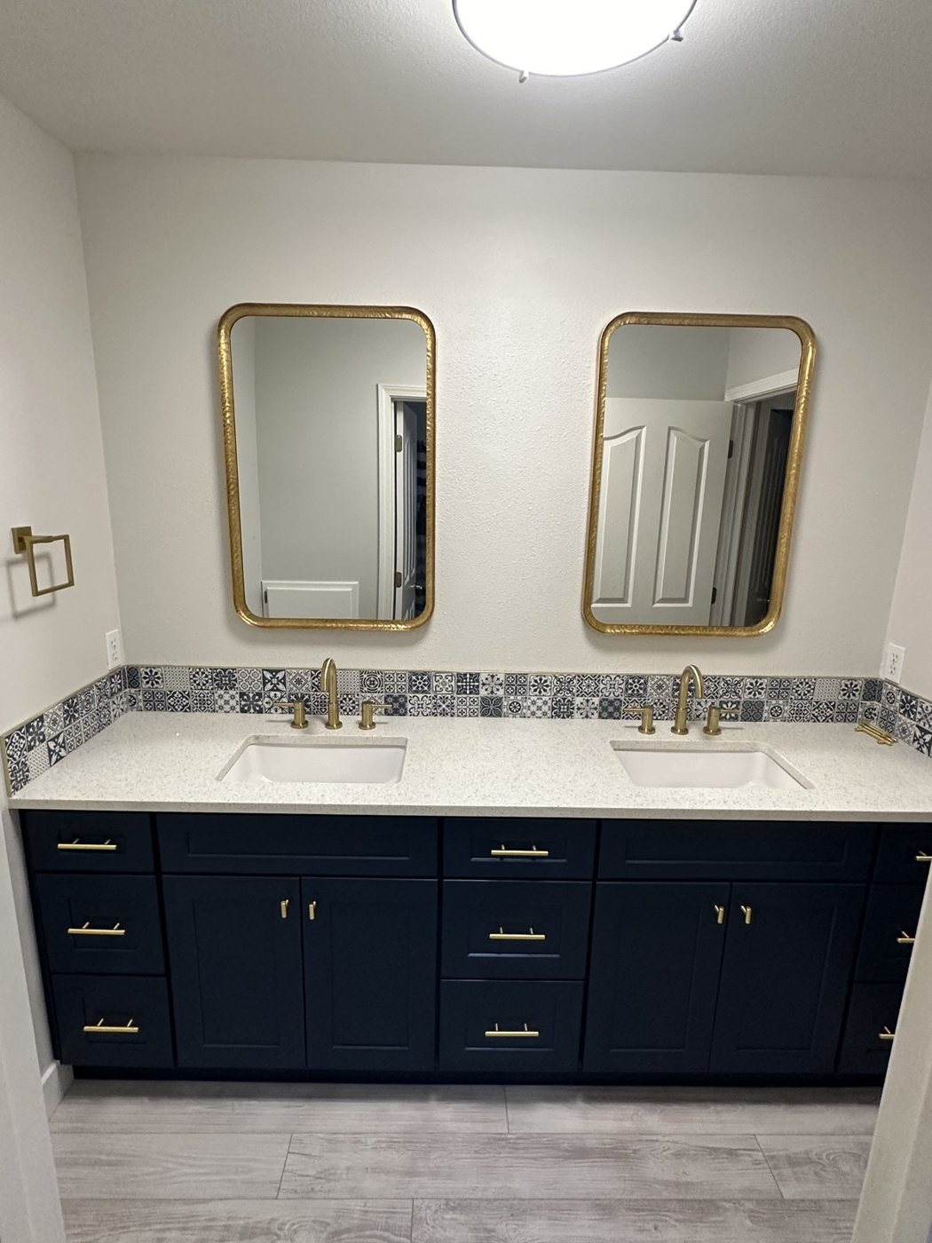Vanity installation by Boise River Home Repair and Remodel
